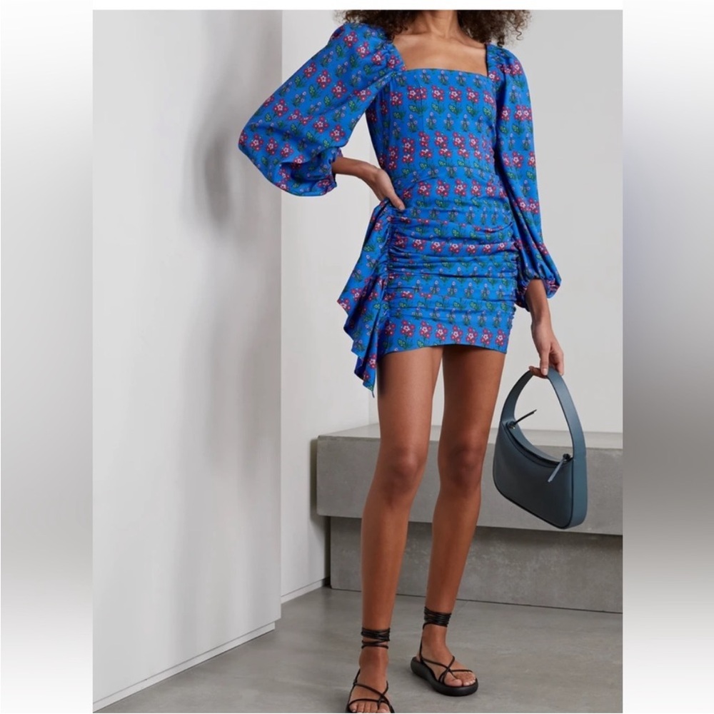 RHODE Floral Print Mini Dress - ‘MINA’ size XL